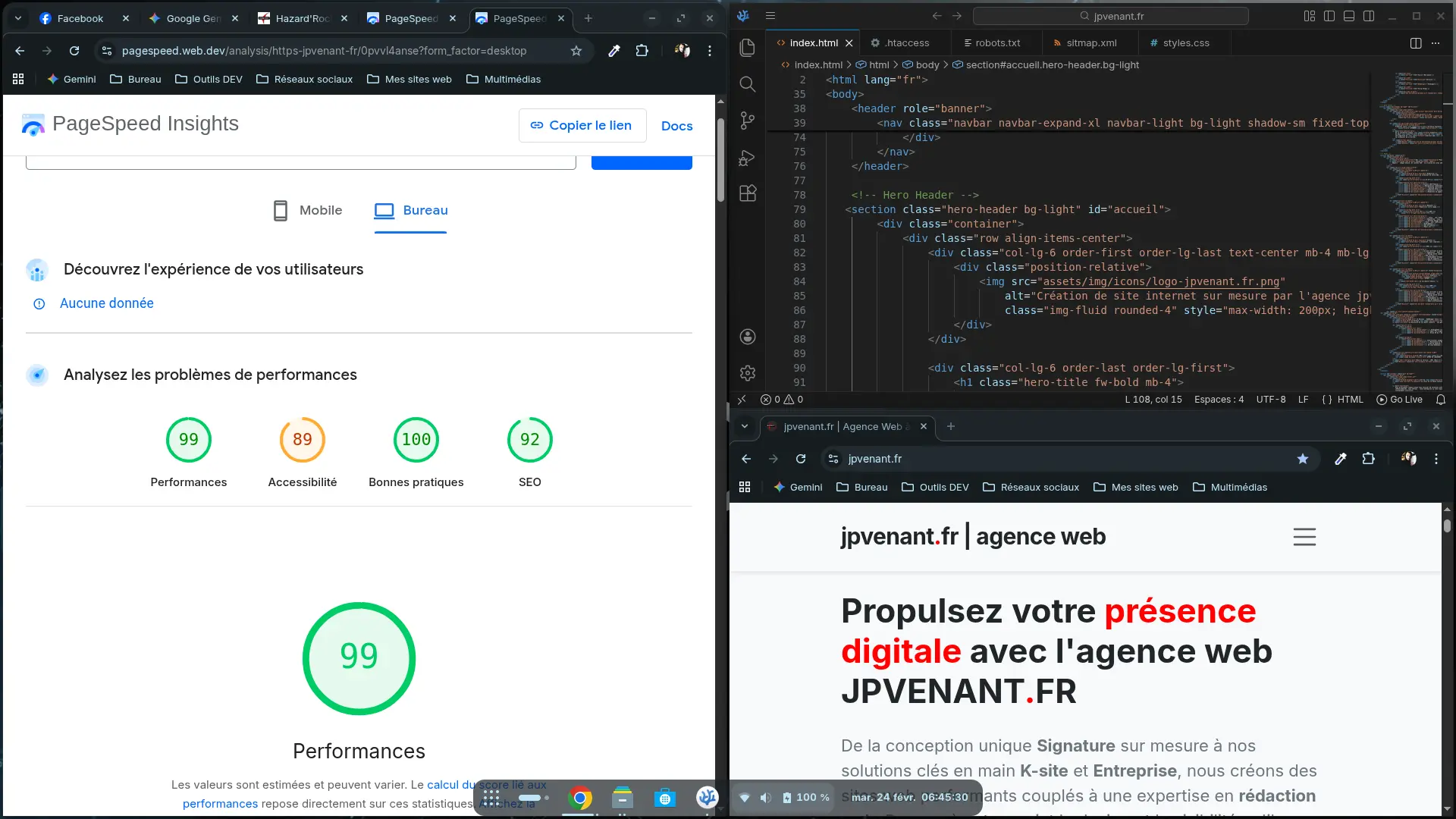 Développement Web Pro en Code Pur